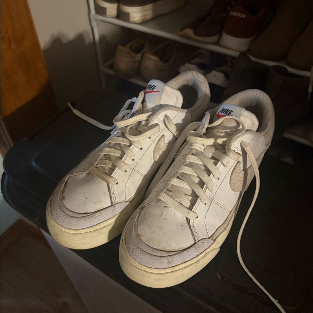Nike Women’s Leather & Suede Accent Sneakers